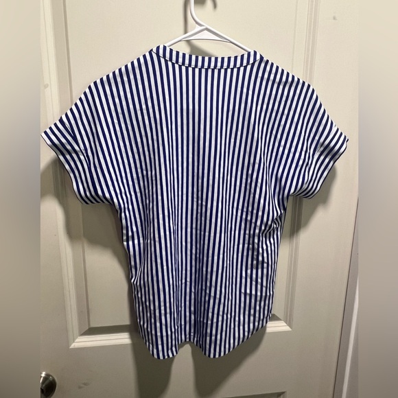 NWOT Daniel Cremieux striped blouse - Picture 2 of 6